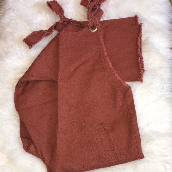 Candy's Frayed Hem Overall - Picture 3 of 4